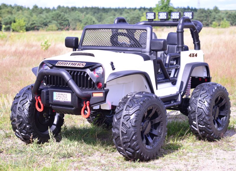 Akumuliatorinis Džipas Brothers , Vairo Stiprintuvas, Minkšti Ratai, Minkšta Sėdynė 24v - 400w/jeep-jc-666