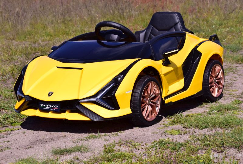 Originalus Lamborghini šienas, Minkšti Ratai, Minkšta Sėdynė, Supimo Funkcija - Pilna Komplektacija /qls6388