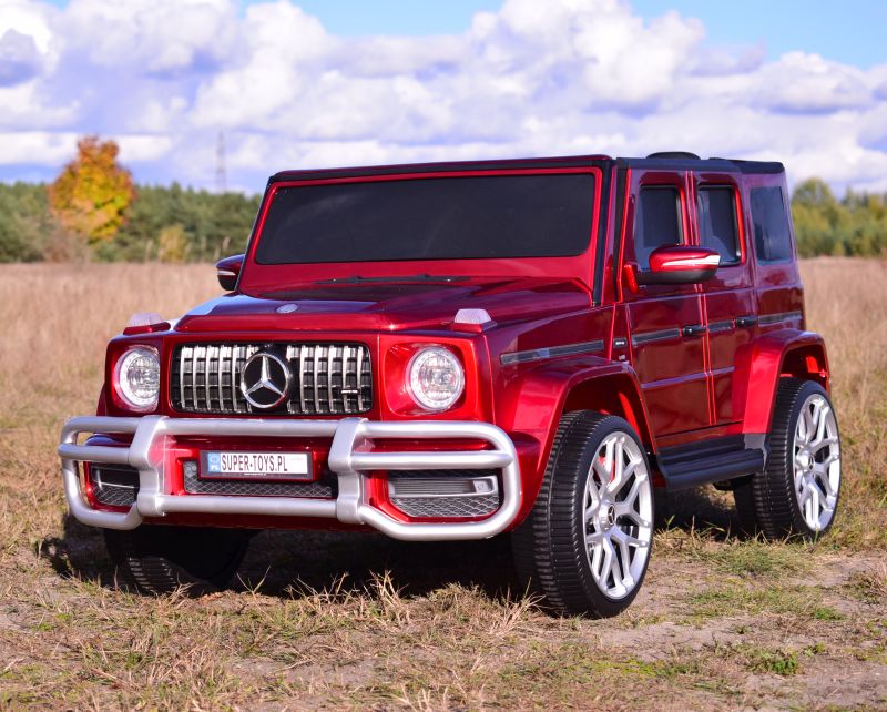 Mercedes G63 Amg 2 Vaikams, 24v, 4x4, Minkšti Eva Ratlankiai, Minkšta Sėdynė, Poliruotas Lakas, Pilna Komplektacija/s-307