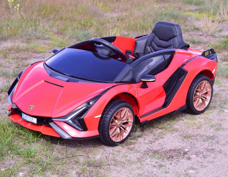 Originalus Lamborghini šienas, Minkšti Ratlankiai, Minkšta Sėdynė, Svyravimo Funkcija - Pilna Galimybė /qls6388