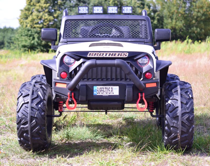 Akumuliatorinis Džipas Brothers , Vairo Stiprintuvas, Minkšti Ratai, Minkšta Sėdynė 24v - 400w/jeep-jc-666