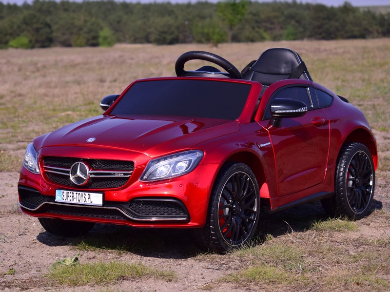 Mercedes C 63 S Coupe, Minkšta Sėdynė , Minkšti Ratai, Esw Sistema, 5 Taškų Saugos Diržai /qy-1588