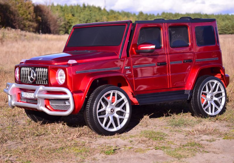Mercedes G63 Amg 2 Vaikams, 24v, 4x4, Minkšti Eva Ratlankiai, Minkšta Sėdynė, Poliruotas Lakas, Pilna Komplektacija/s-307