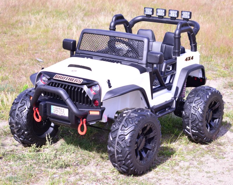 Akumuliatorinis Džipas Brothers , Vairo Stiprintuvas, Minkšti Ratai, Minkšta Sėdynė 24v - 400w/jeep-jc-666
