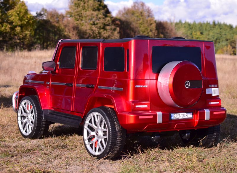 Mercedes G63 Amg 2 Vaikams, 24v, 4x4, Minkšti Eva Ratlankiai, Minkšta Sėdynė, Poliruotas Lakas, Pilna Komplektacija/s-307