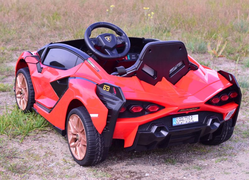 Originalus Lamborghini šienas, Minkšti Ratlankiai, Minkšta Sėdynė, Svyravimo Funkcija - Pilna Galimybė /qls6388