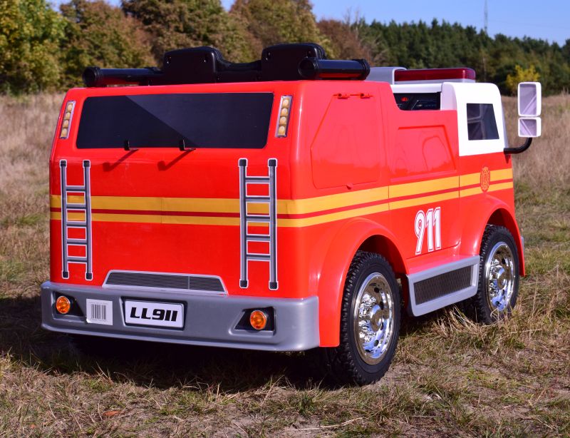 Mega Ugniagesių Komanda Su Garsais, Supimo Funkcija, Megafonu Ir Papildoma įranga, Super Versija/ll911