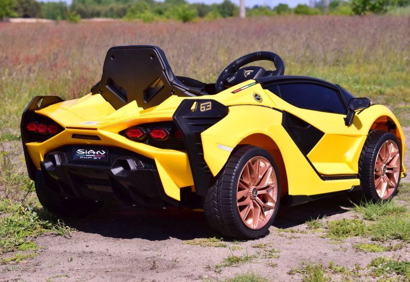 Originalus Lamborghini šienas, Minkšti Ratai, Minkšta Sėdynė, Supimo Funkcija - Pilna Komplektacija /qls6388