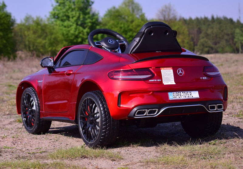 Mercedes C 63 S Coupe, Minkšta Sėdynė , Minkšti Ratai, Esw Sistema, 5 Taškų Saugos Diržai /qy-1588