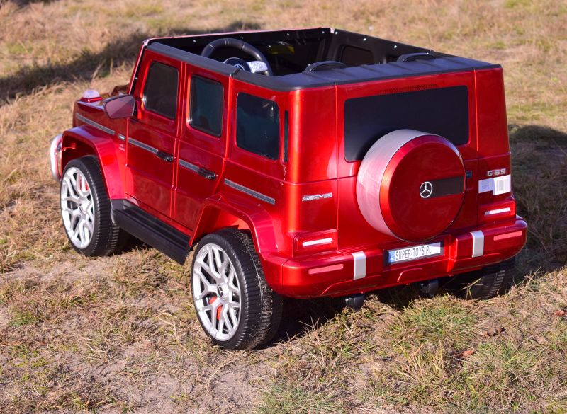 Mercedes G63 Amg 2 Vaikams, 24v, 4x4, Minkšti Eva Ratlankiai, Minkšta Sėdynė, Poliruotas Lakas, Pilna Komplektacija/s-307