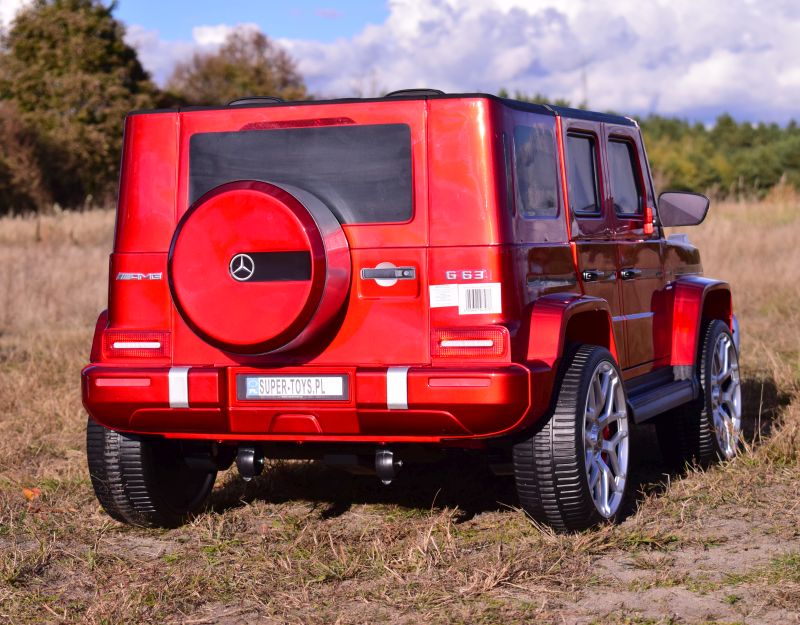 Mercedes G63 Amg 2 Vaikams, 24v, 4x4, Minkšti Eva Ratlankiai, Minkšta Sėdynė, Poliruotas Lakas, Pilna Komplektacija/s-307
