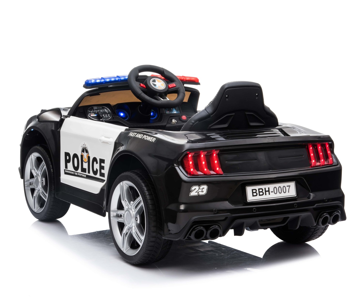 Policijos Automobilis, Garsai, Minkšti Eva Ratai, Minkšta Sėdynė/bbh0007