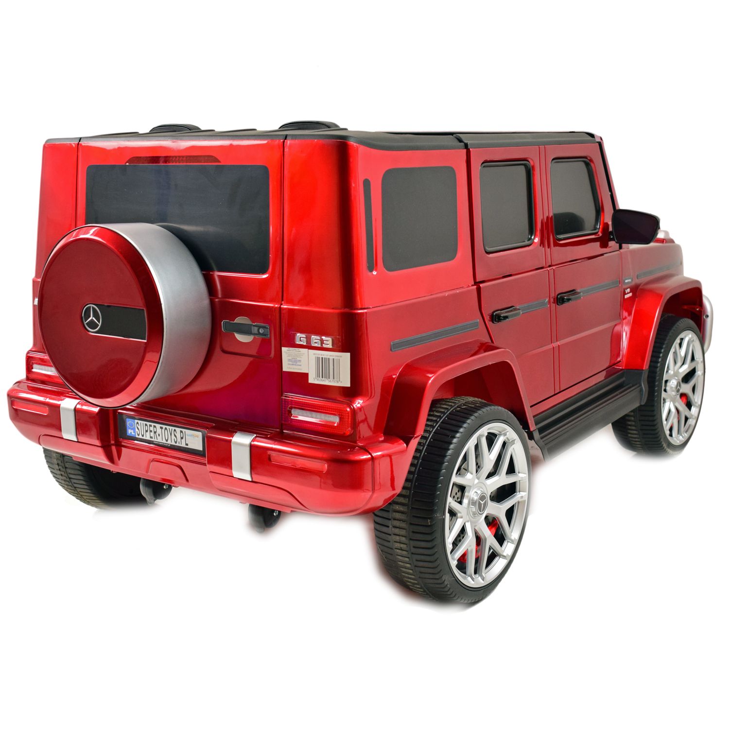Mercedes G63 Amg 2 Vaikams, 24v, 4x4, Minkšti Eva Ratlankiai, Minkšta Sėdynė, Poliruotas Lakas, Pilna Komplektacija/s-307