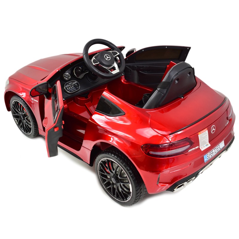 Mercedes C 63 S Coupe, Minkšta Sėdynė , Minkšti Ratai, Esw Sistema, 5 Taškų Saugos Diržai /qy-1588
