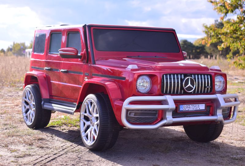 Mercedes G63 Amg 2 Vaikams, 24v, 4x4, Minkšti Eva Ratlankiai, Minkšta Sėdynė, Poliruotas Lakas, Pilna Komplektacija/s-307