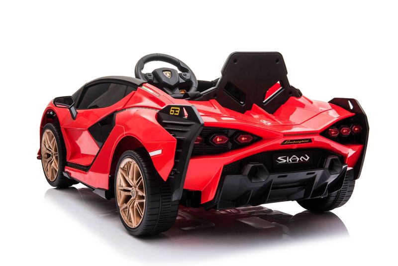 Originalus Lamborghini šienas, Minkšti Ratlankiai, Minkšta Sėdynė, Svyravimo Funkcija - Pilna Galimybė /qls6388