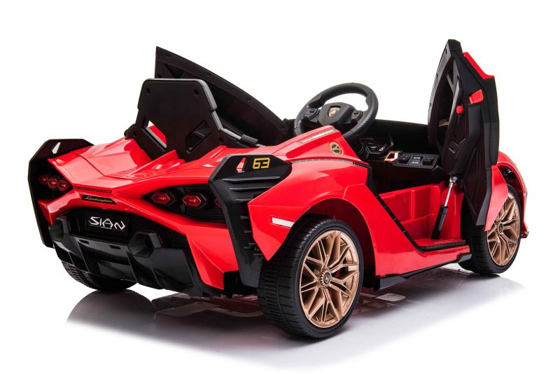 Originalus Lamborghini šienas, Minkšti Ratlankiai, Minkšta Sėdynė, Svyravimo Funkcija - Pilna Galimybė /qls6388