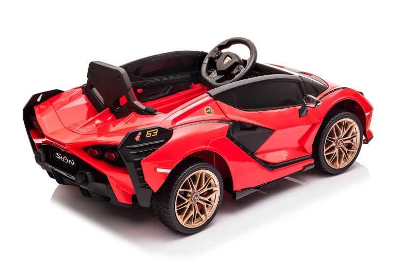 Originalus Lamborghini šienas, Minkšti Ratlankiai, Minkšta Sėdynė, Svyravimo Funkcija - Pilna Galimybė /qls6388
