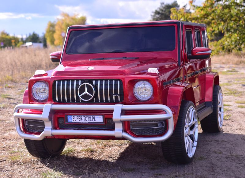 Mercedes G63 Amg 2 Vaikams, 24v, 4x4, Minkšti Eva Ratlankiai, Minkšta Sėdynė, Poliruotas Lakas, Pilna Komplektacija/s-307