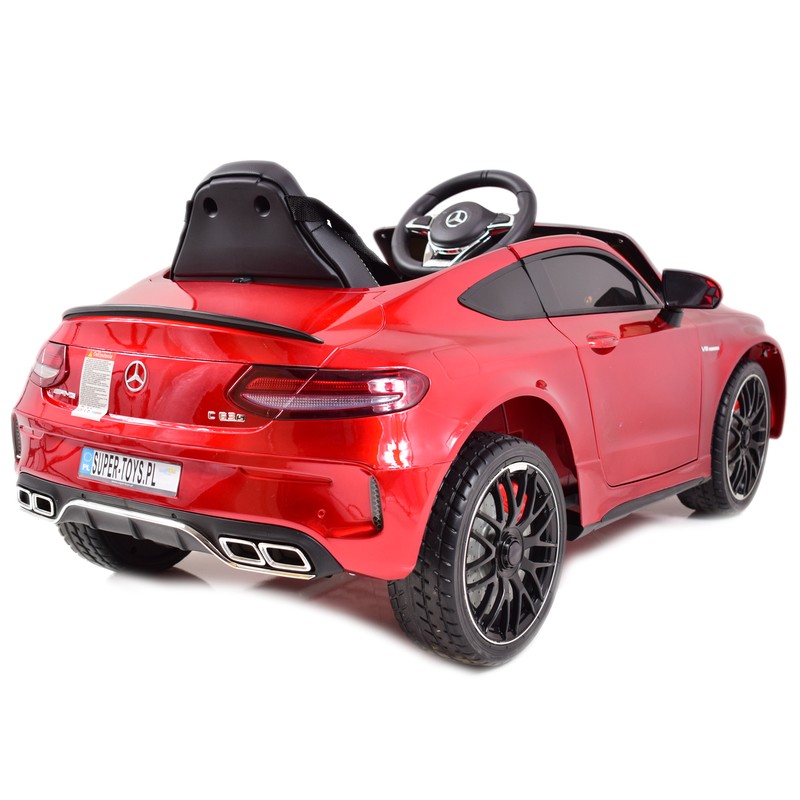 Mercedes C 63 S Coupe, Minkšta Sėdynė , Minkšti Ratai, Esw Sistema, 5 Taškų Saugos Diržai /qy-1588