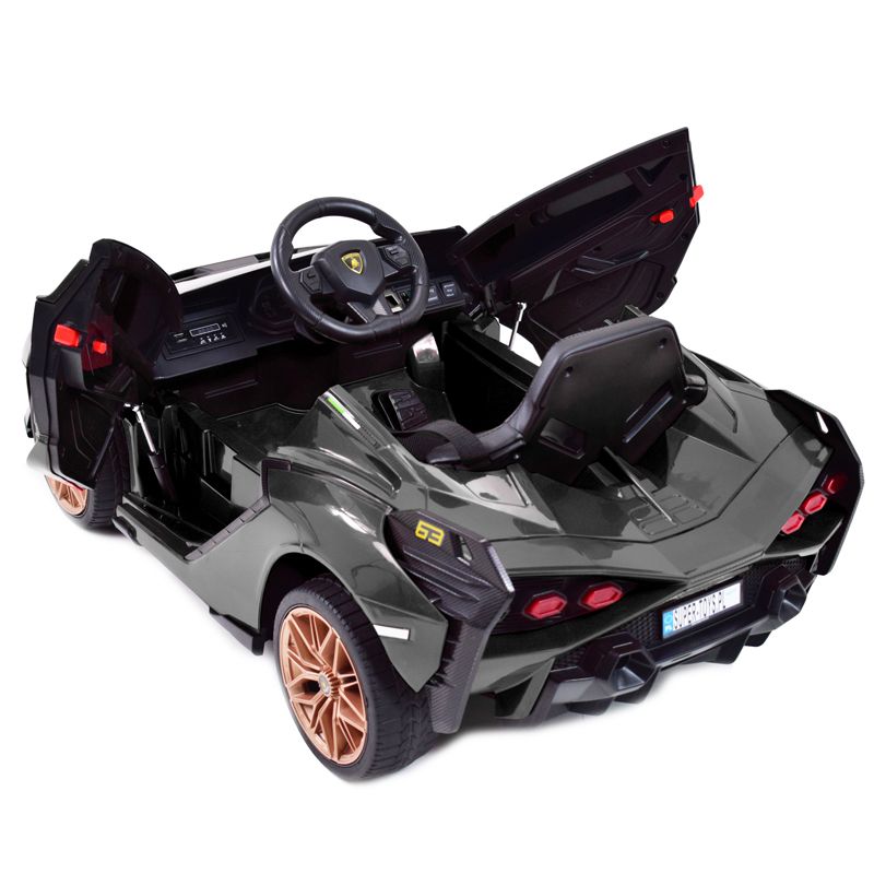 Originalus Lamborghini šienas, Minkšti Ratlankiai, Minkšta Sėdynė, Svyravimo Funkcija - Pilna Galimybė /qls6388