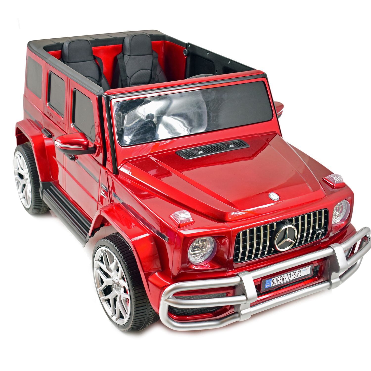 Mercedes G63 Amg 2 Vaikams, 24v, 4x4, Minkšti Eva Ratlankiai, Minkšta Sėdynė, Poliruotas Lakas, Pilna Komplektacija/s-307