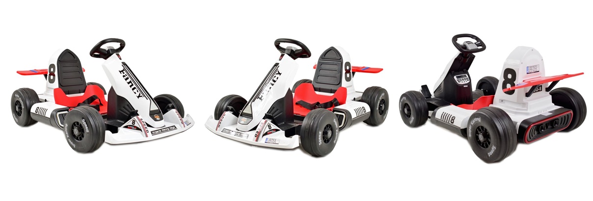 Greitas Išgalvotas Kartingas, Skirtas 12 V Akumuliatoriui, Reguliuojamas - Išplečiamas Rėmas, Itin Smagusbdq-8