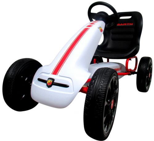 Kartingas Abarth White, Eva Putplasčio Ratai, Rankinis Stabdis, Licencijuotas