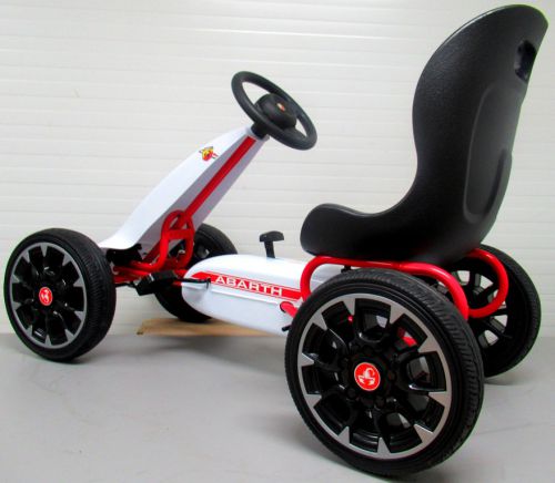 Kartingas Abarth White, Eva Putplasčio Ratai, Rankinis Stabdis, Licencijuotas