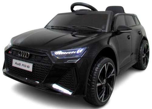 Audi Rs6 Gt Black Akumuliatorinis Automobilio Eva Odos Nuotolinio Valdymo Pultelis