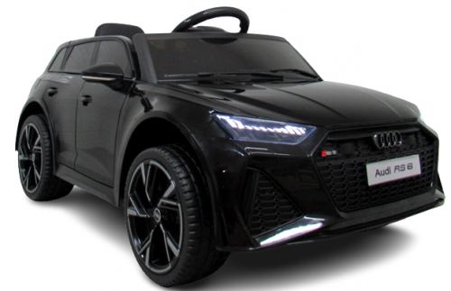 Audi Rs6 Gt Black Akumuliatorinis Automobilio Eva Odos Nuotolinio Valdymo Pultelis
