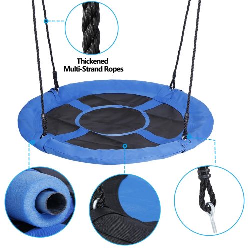 E1 R-sport Blue Sodo Sūpynės "stork's Nest" 100 Cm