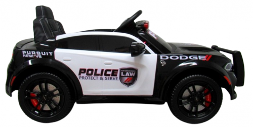 Doge Police Srt Black Akumuliatorinis Automobilis Eva Odinis Nuotolinio Valdymo Pultelis