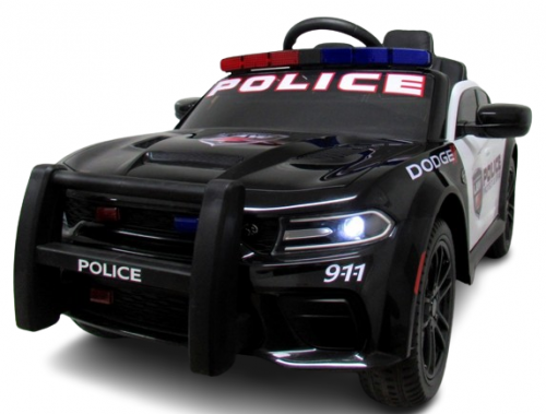 Doge Police Srt Black Akumuliatorinis Automobilis Eva Odinis Nuotolinio Valdymo Pultelis