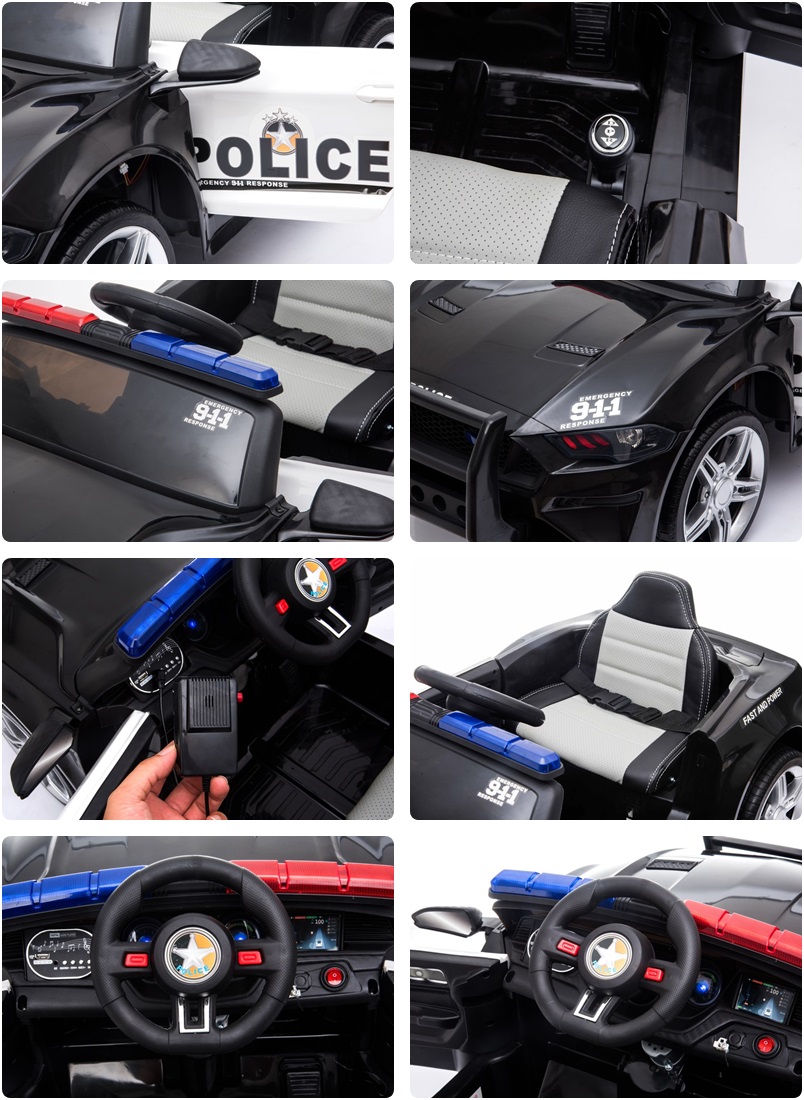Policijos Automobilis, Garsai, Minkšti Eva Ratai, Minkšta Sėdynė/bbh0007