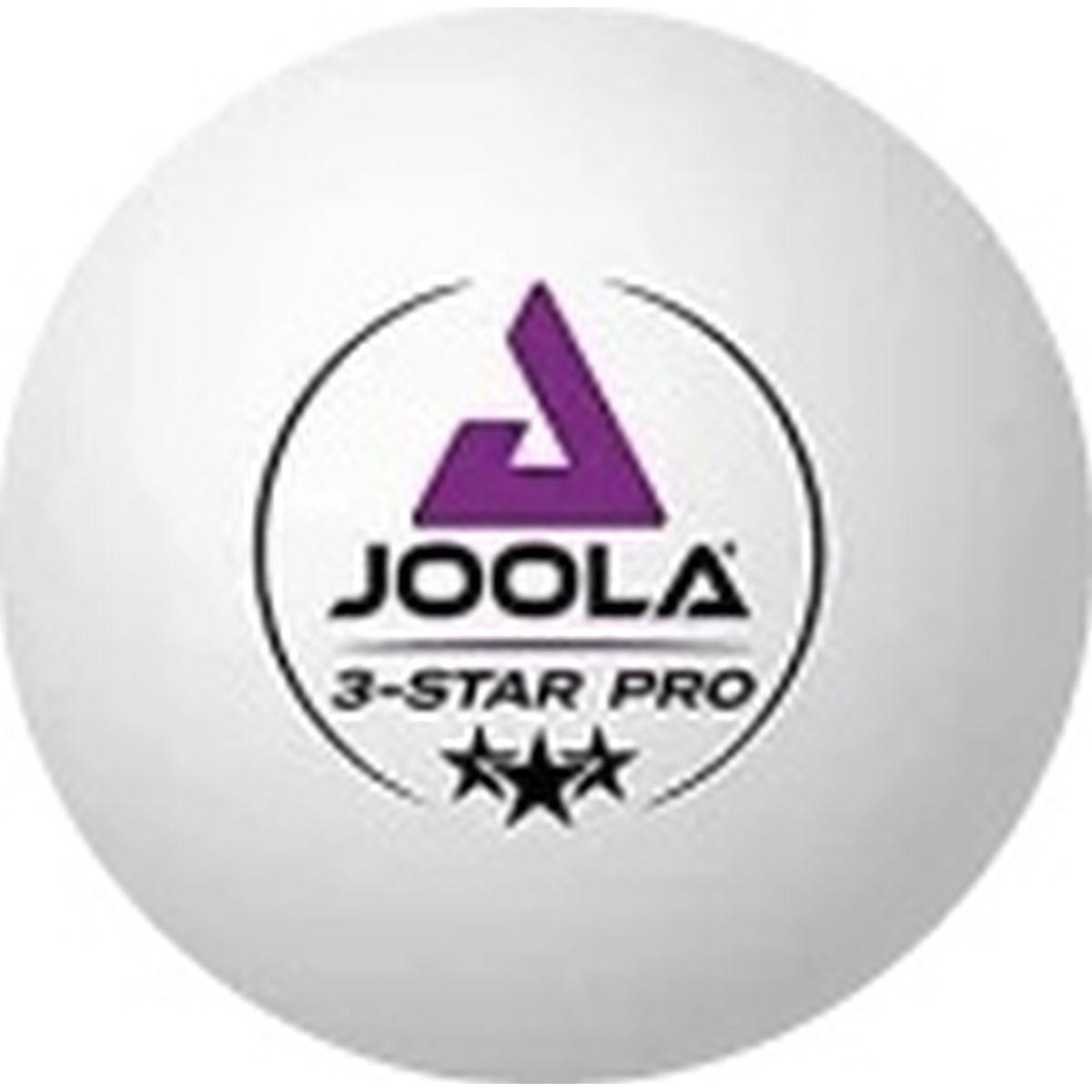 "joola Pro 3 Star" Stalo Teniso Kamuoliukai 12 Vnt. Balti
