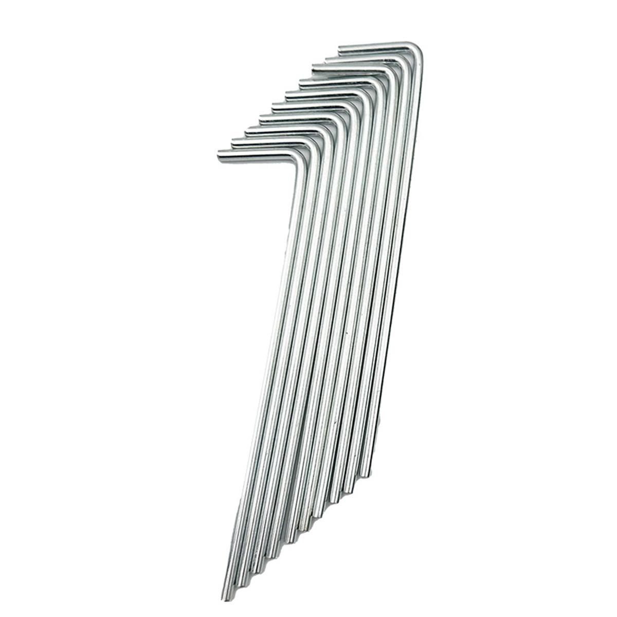 Tent Pigs 18cm (15+3cm) Kpl.10 Sheet Metal