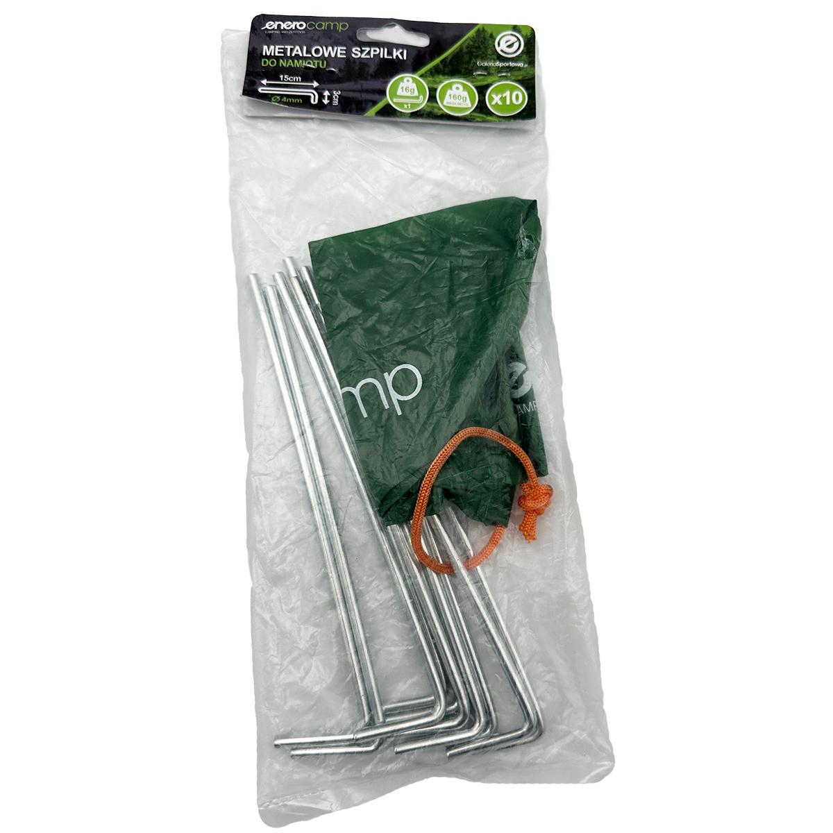 Tent Pigs 18cm (15+3cm) Kpl.10 Sheet Metal