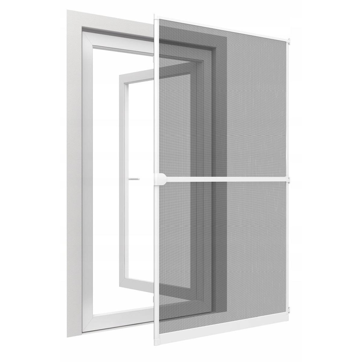 Alu Durų Tinklelis Nuo Uodų 100x215 Baltas Basic Plus