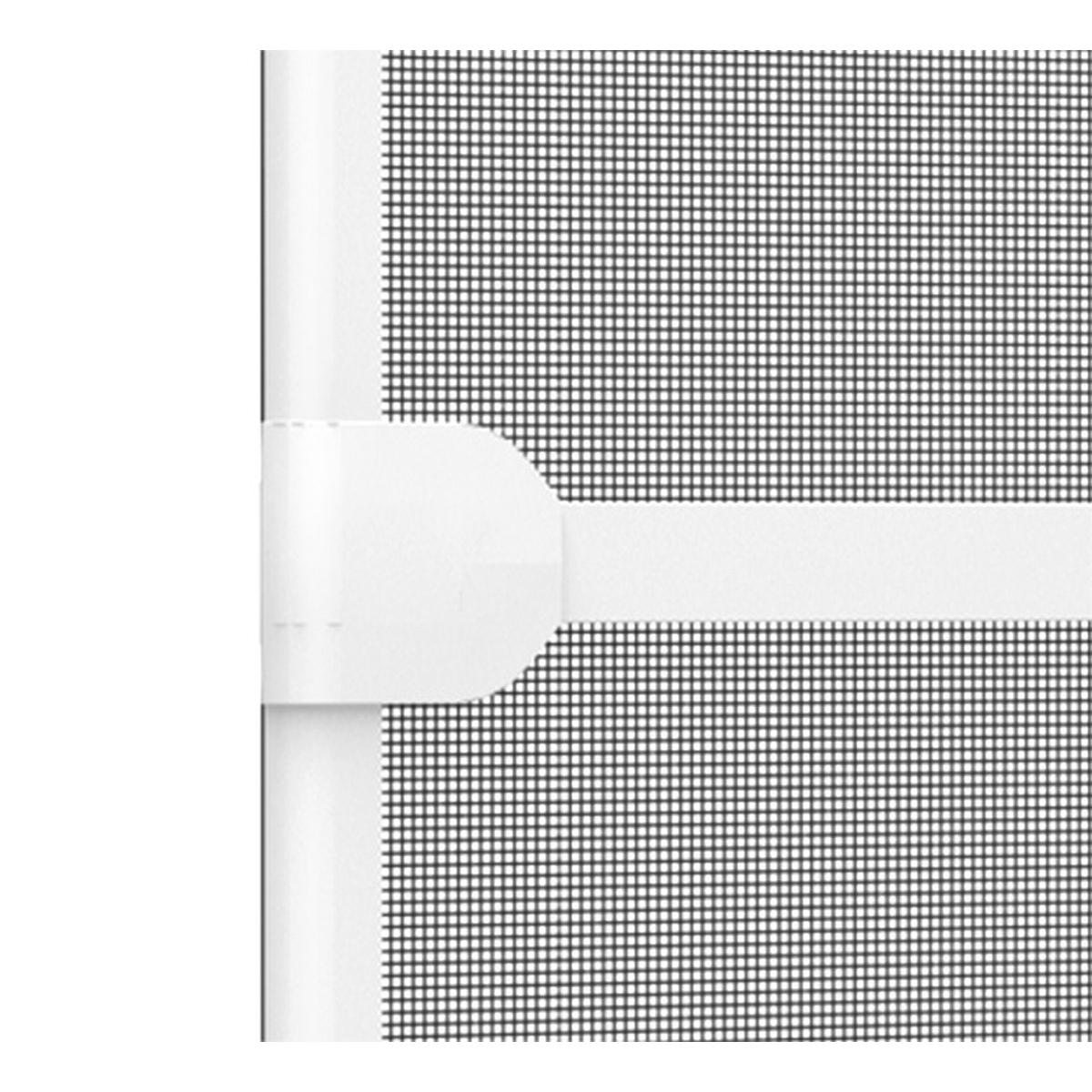 Alu Durų Tinklelis Nuo Uodų 100x215 Baltas Basic Plus