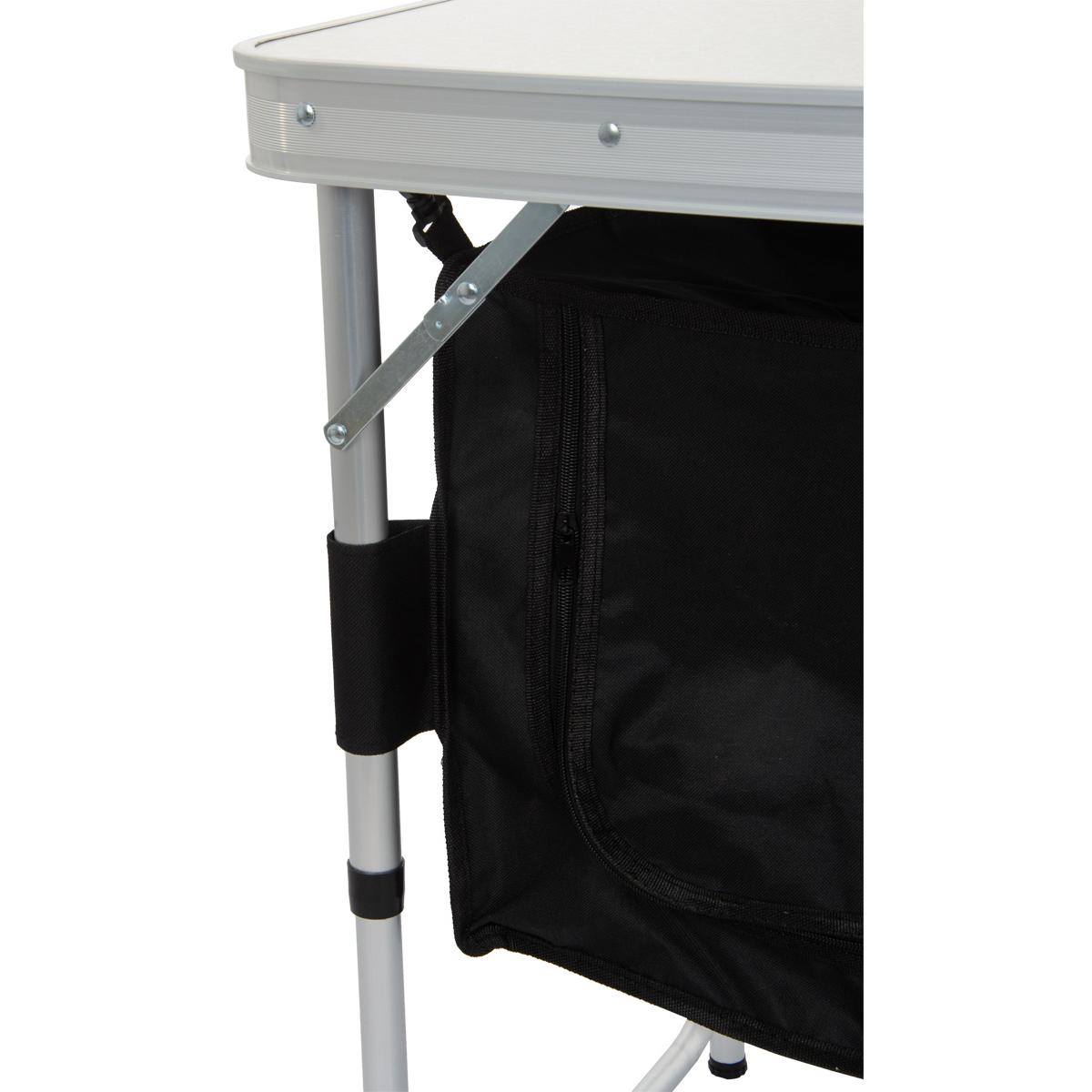 Sulankstomas Turistinis Stalas 120x47x70/62/54cm Su Spinta 33x30x36cm