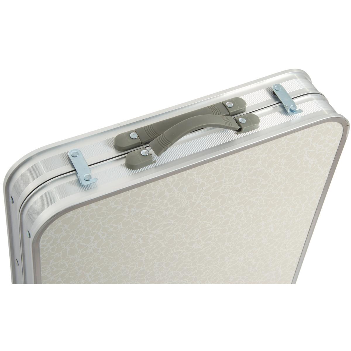 Sulankstomas Turistinis Stalas 120x47x70/62/54cm Su Spinta 33x30x36cm