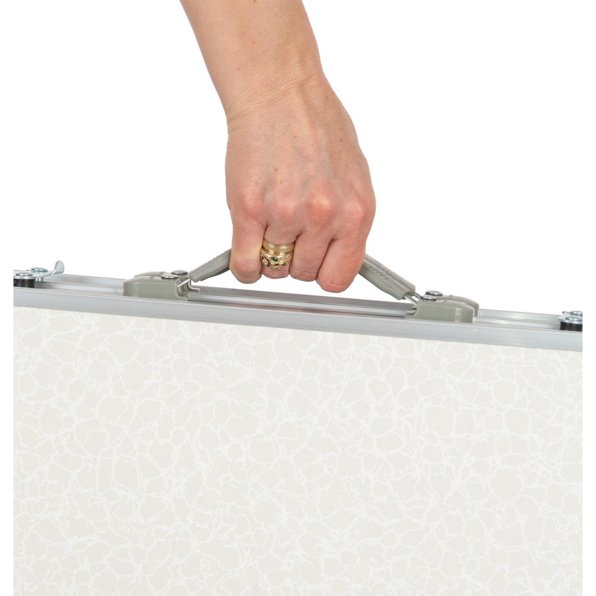 Sulankstomas Turistinis Stalas 120x47x70/62/54cm Su Spinta 33x30x36cm