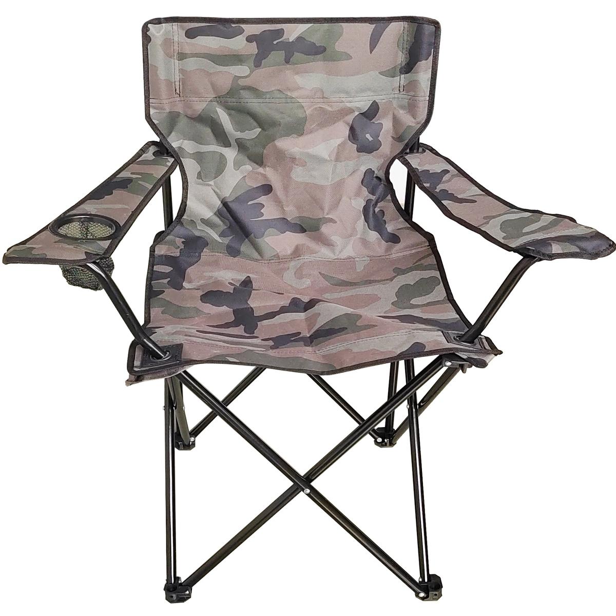 Turistinė Sulankstoma Kėdė 50x50x80cm Camuflage Enero Camp