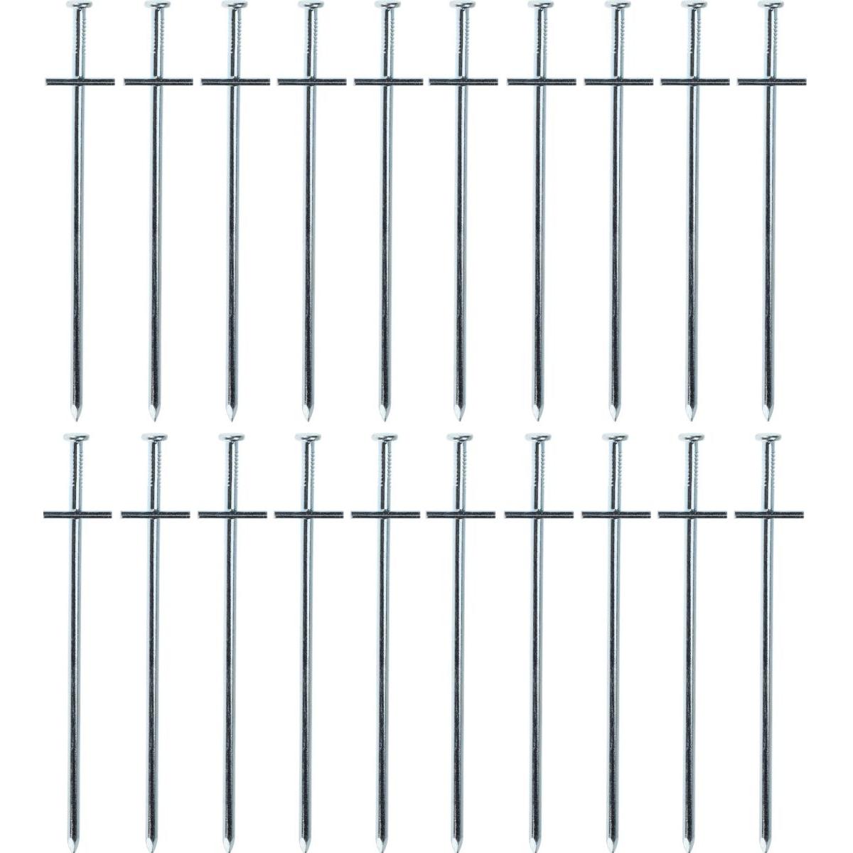 Palapinės Smeigtukai 23cm Kpl. 20 Vnt. Metalinių, Raudoname Dėkle