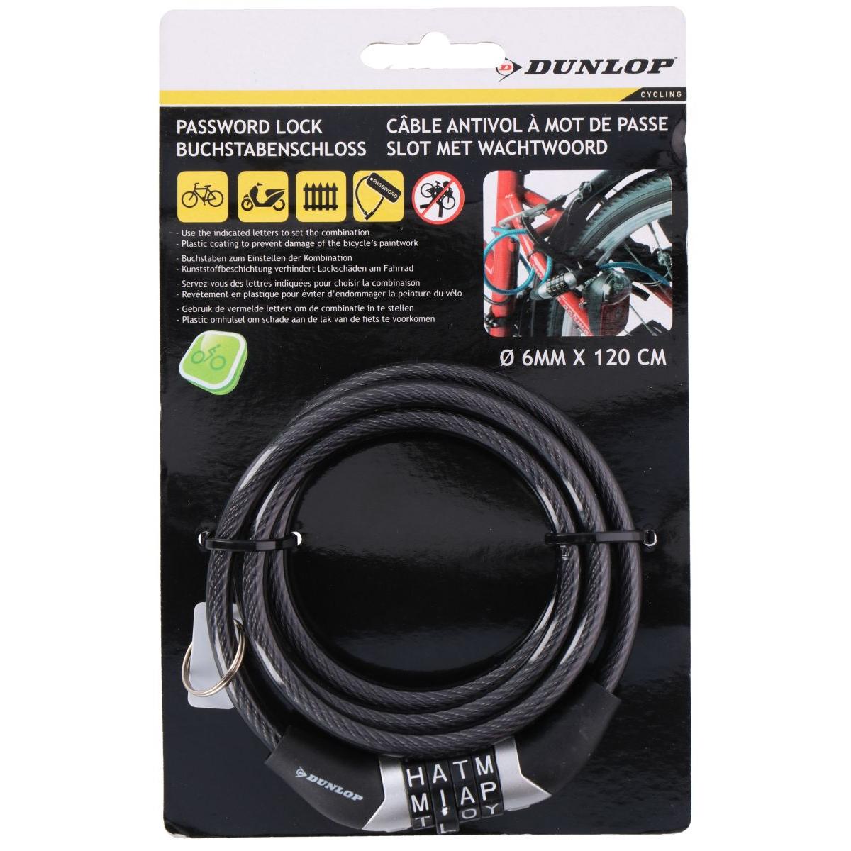 Dunlop Spiralinis Didžiojo Kelionės Didžiojo Laikikiklis 0.6x120cm - Black