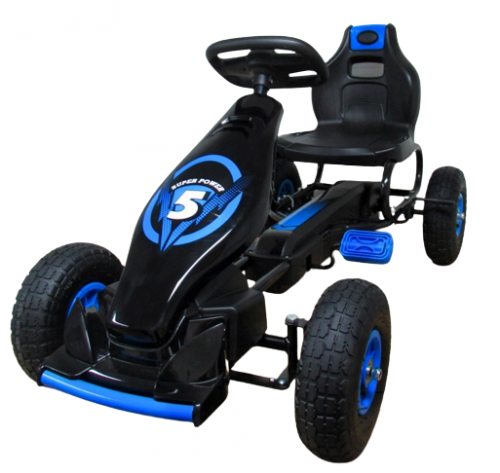 Gokart G8 Blue, Vaikiškas Kartingas, Pripučiami Ratai