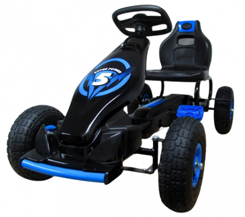 Gokart G8 Blue, Vaikiškas Kartingas, Pripučiami Ratai