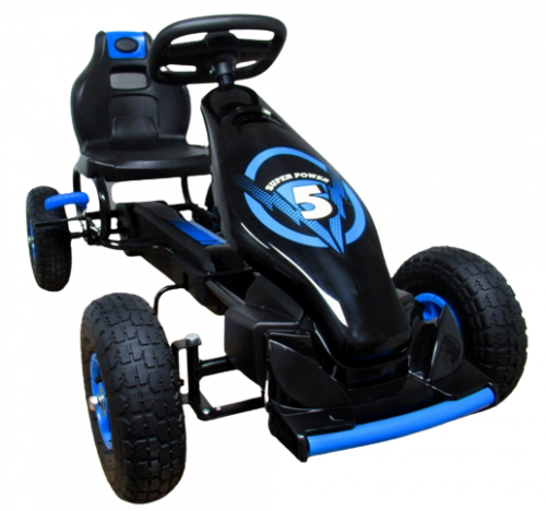 Gokart G8 Blue, Vaikiškas Kartingas, Pripučiami Ratai