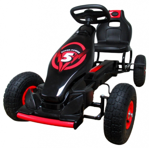 Gokart G8 Red, Vaikiškas Kartingas, Pripučiami Ratai